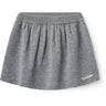 COPENHAGEN COLORS Grey Mel. Cashmere Nederdel M/ Emb.