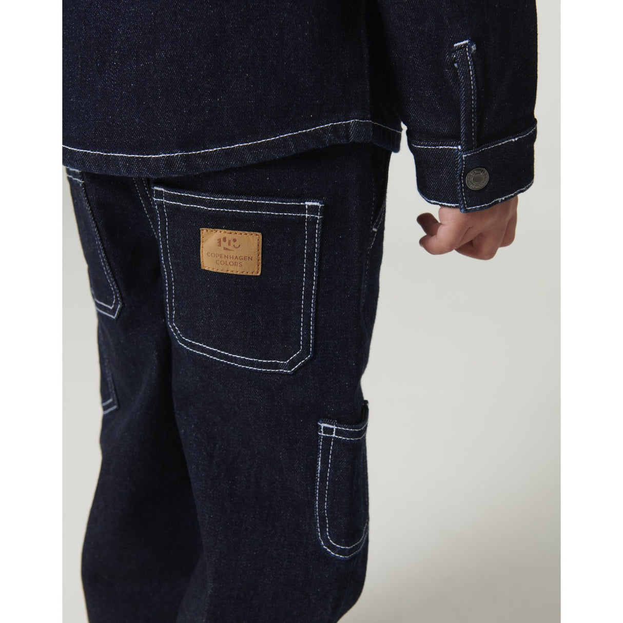 COPENHAGEN COLORS Raw Denim Denim Cargo Bukser