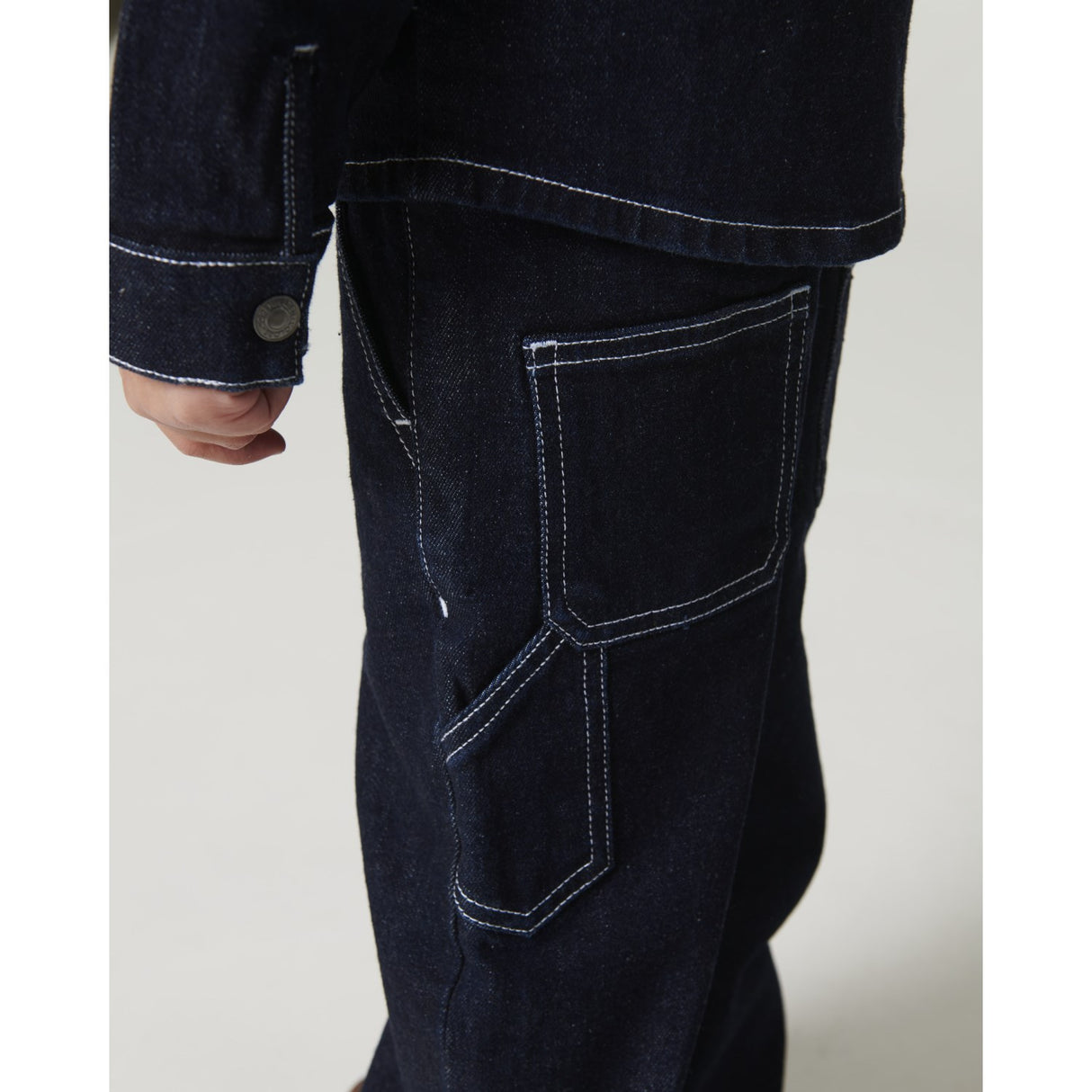 COPENHAGEN COLORS Raw Denim Denim Cargo Bukser