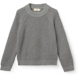COPENHAGEN COLORS Grey Mel. Strikket Classic Rib Sweater