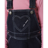 COPENHAGEN COLORS Raw Denim Organic Denim Spencer Kjole M/ Heart Lomme