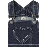 COPENHAGEN COLORS Raw Denim Organic Denim Spencer Kjole M/ Heart Lomme