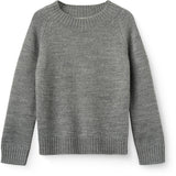 COPENHAGEN COLORS Grey Mel. Pull Over M/ Skildpadde Neck