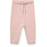 COPENHAGEN COLORS Soft Pink Merino Pattern Baby Leggings