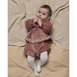 COPENHAGEN COLORS Winter Rose Corduroy Baby Sæt M/ Emb.