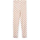 COPENHAGEN COLORS Heart Aop Crepe Leggings