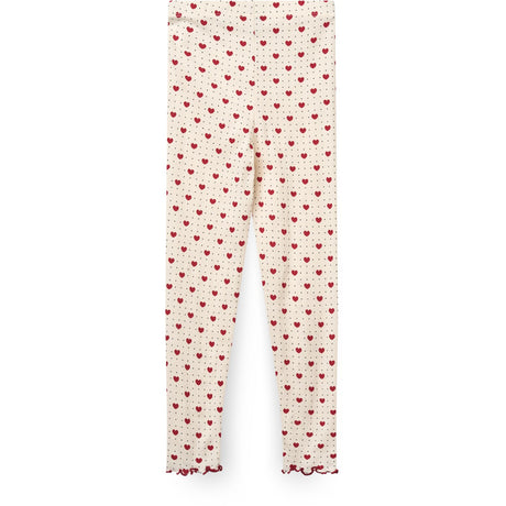 COPENHAGEN COLORS Heart Aop Crepe Leggings
