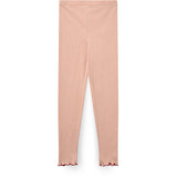 COPENHAGEN COLORS Mellow Rose Comb Crepe Leggings