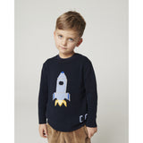 COPENHAGEN COLORS Navy Rocket Comb. Sweater M/ Icon