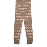 COPENHAGEN COLORS Walnut Flower Strikket Flower Bukser