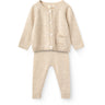 COPENHAGEN COLORS Pale Cream Melange Classic Merino Baby Sæt