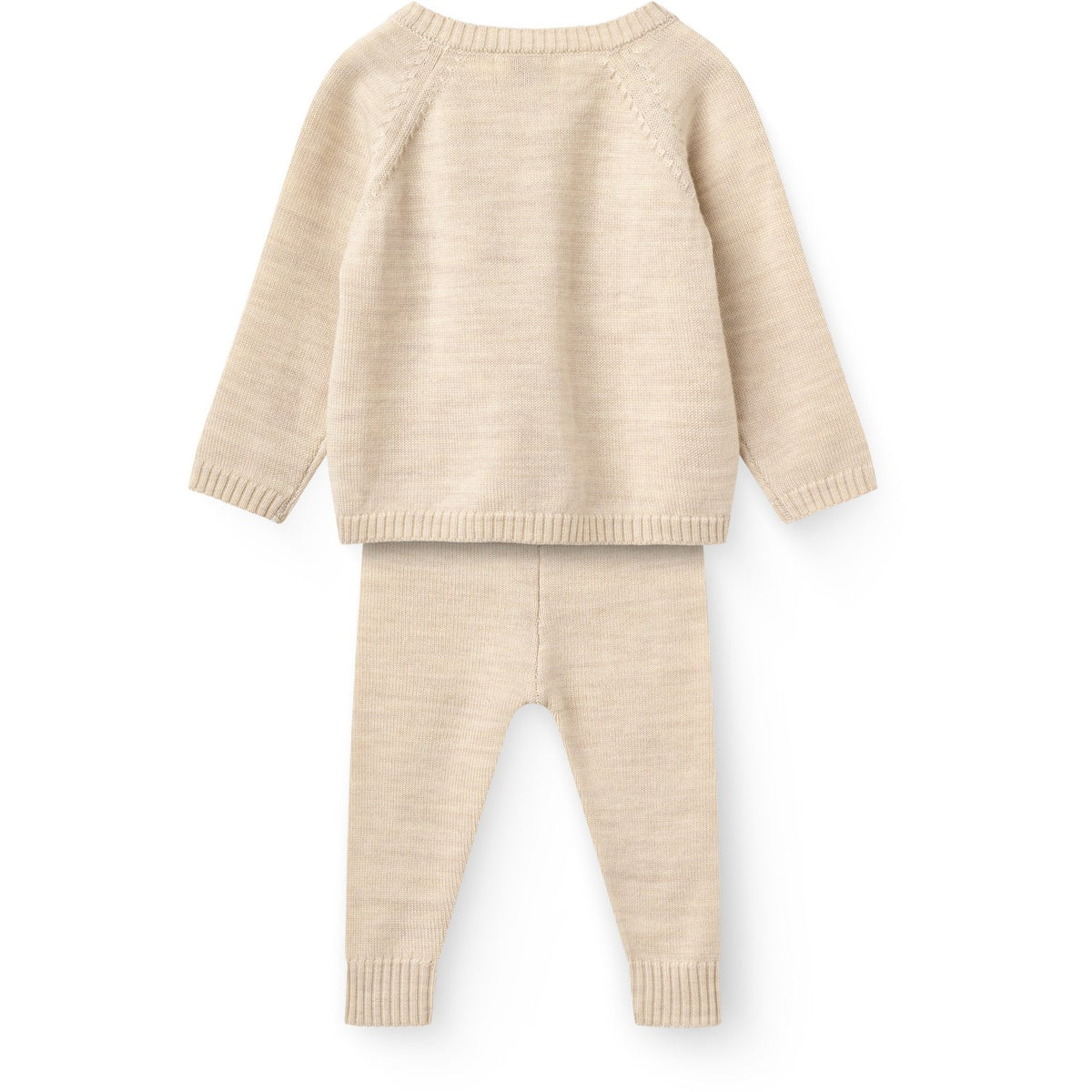 COPENHAGEN COLORS Pale Cream Melange Classic Merino Baby Sæt
