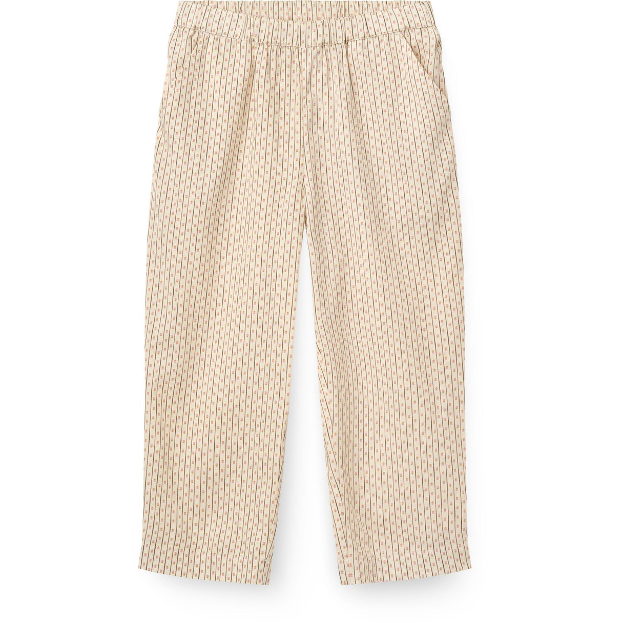 COPENHAGEN COLORS Sand Flower Print Aop Twill Bukser M/ Adjustable Waist