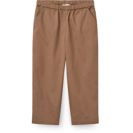 COPENHAGEN COLORS Walnut Twill Bukser Med Pockets Og Adj. Waist