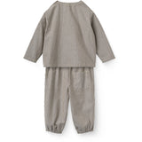 COPENHAGEN COLORS Brown/Sky Check Comb. Checkered Baby Sæt M/ Skjorte & Bukser