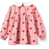COPENHAGEN COLORS Heart Aop Bluse M/ Krave M/ Heart Aop