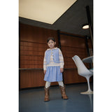 COPENHAGEN COLORS Endless Blue Quiltet Vest M/ Moon & Star Embroidery
