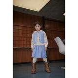 COPENHAGEN COLORS Endless Blue Quiltet Vest M/ Moon & Star Embroidery