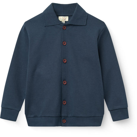 COPENHAGEN COLORS Navy Super Stretchy Højt School Cardigan