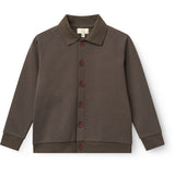 COPENHAGEN COLORS Dk. Brown Super Stretchy Højt School Cardigan