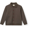COPENHAGEN COLORS Dk. Brown Super Stretchy Højt School Cardigan