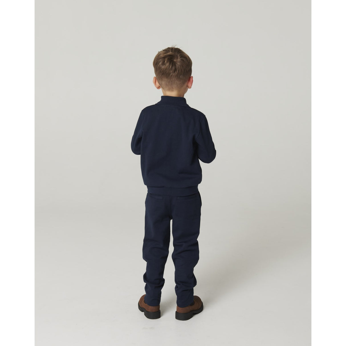 COPENHAGEN COLORS Navy Super Stretchy Højt School Cardigan