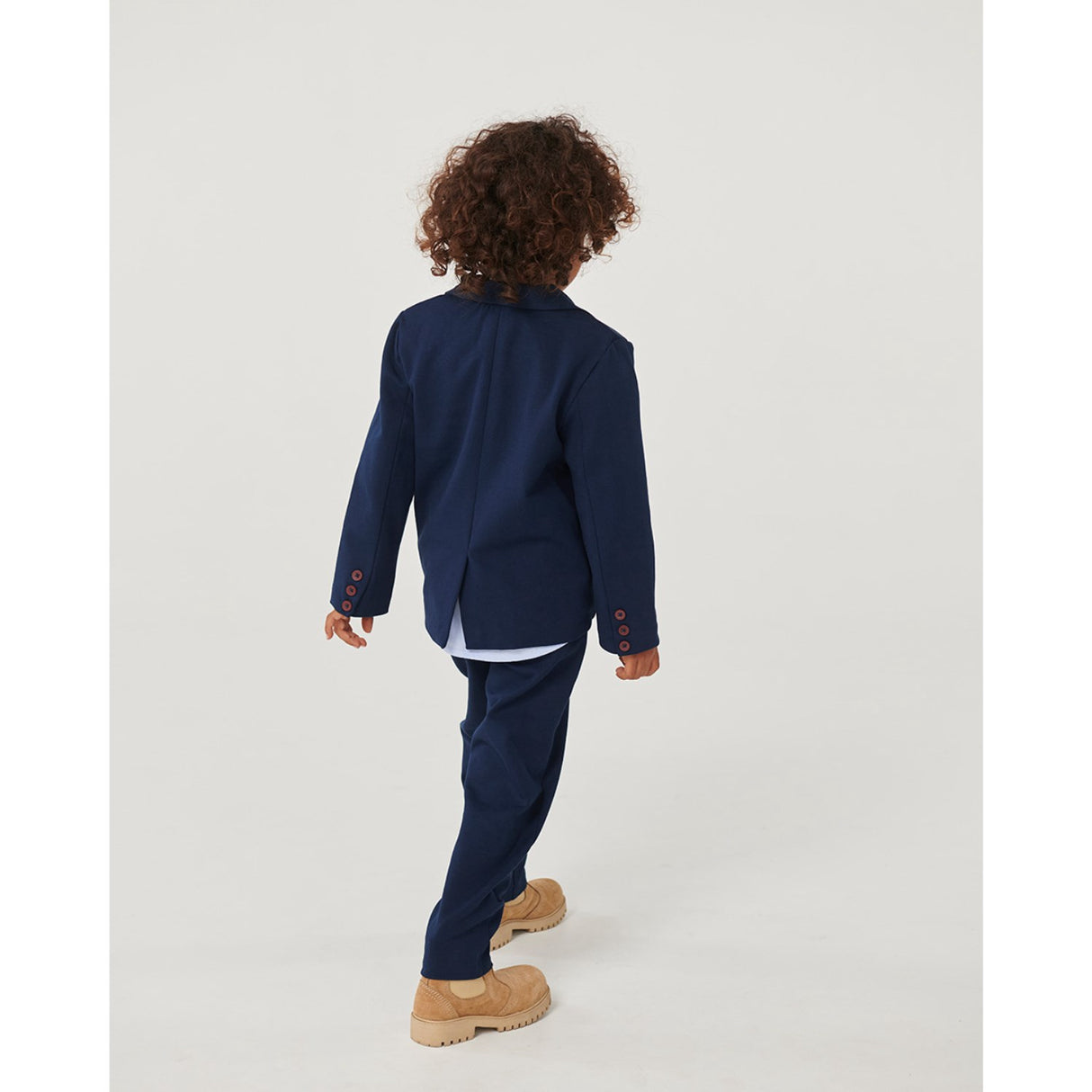COPENHAGEN COLORS Navy Super Stretchy Classic Blazer