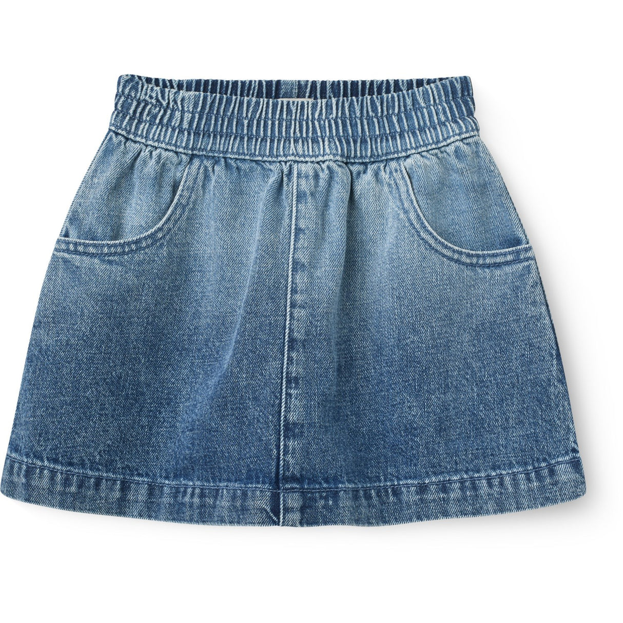 COPENHAGEN COLORS Block Spray Denim Nederdel M/ Block Spray