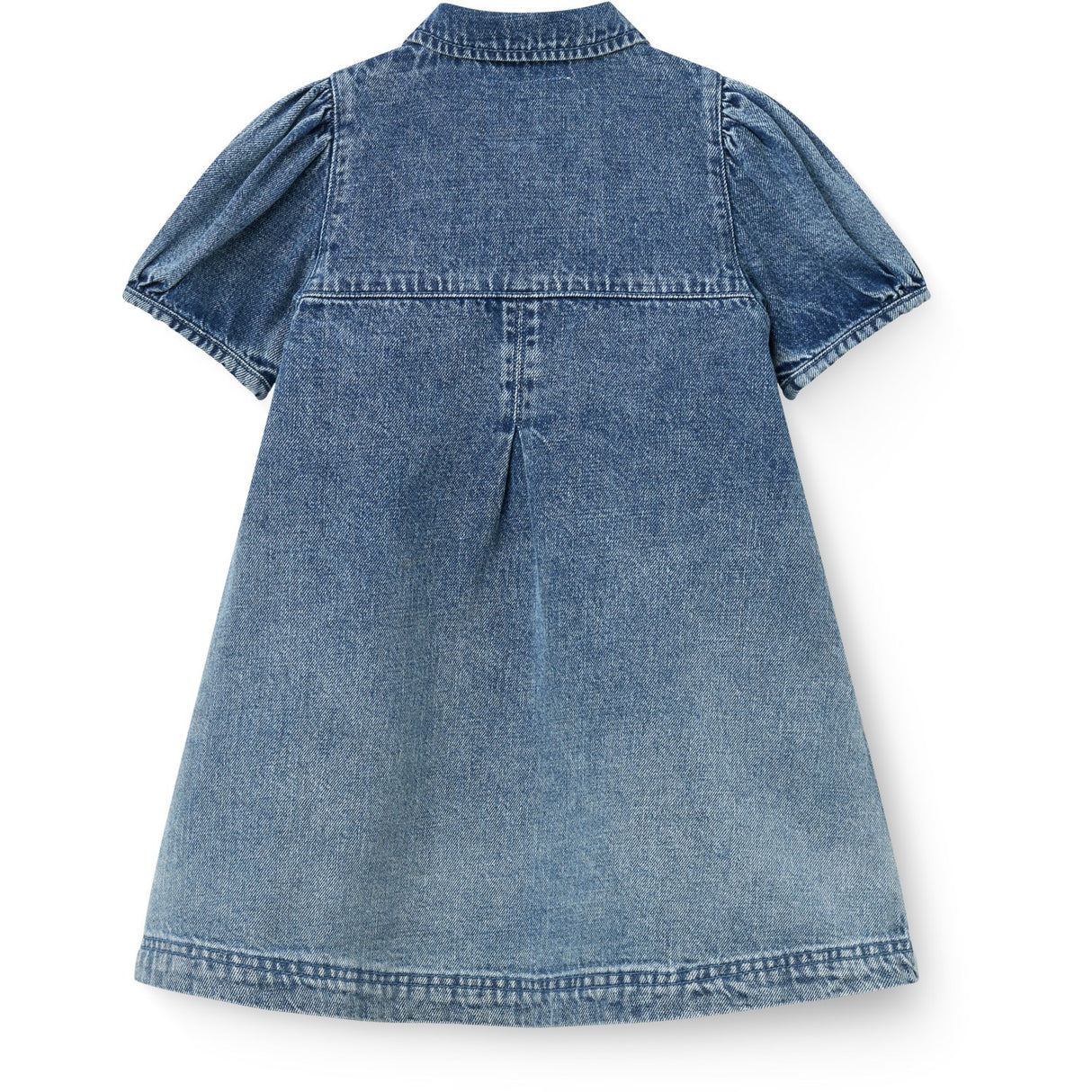 COPENHAGEN COLORS Block Spray Denim Kjole M/ Block Spray
