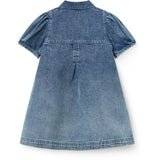 COPENHAGEN COLORS Block Spray Denim Kjole M/ Block Spray
