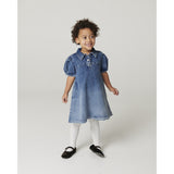 COPENHAGEN COLORS Block Spray Denim Kjole M/ Block Spray