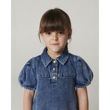 COPENHAGEN COLORS Block Spray Denim Kjole M/ Block Spray