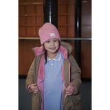 COPENHAGEN COLORS Walnut Puffer Long Flæse Jakke M/ Teddy Lining