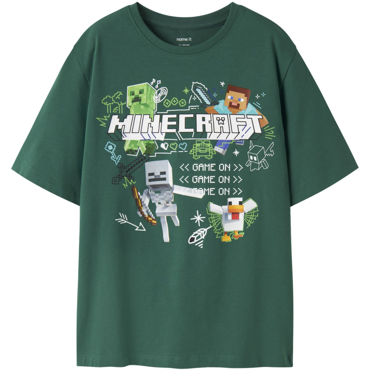 Name It Evergreen Nkmsena Minecraft Ss Nreg Top Box Bfu