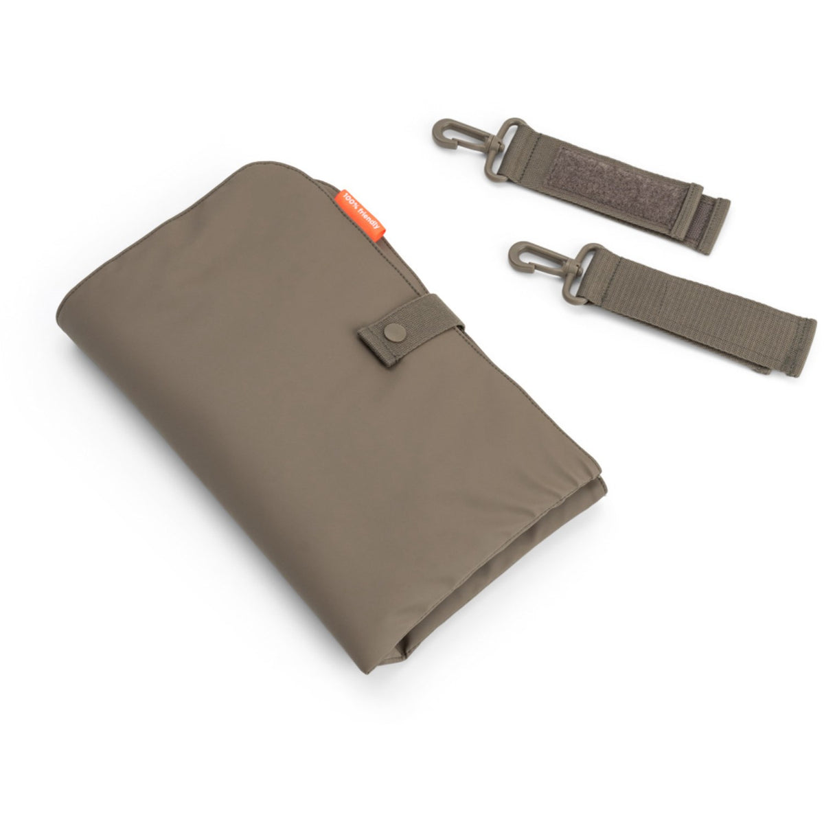 DonebyDeer Taupe Quiltet Changing Taske