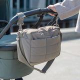 DonebyDeer Taupe Quiltet Stroller Taske