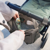 DonebyDeer Taupe Quiltet Stroller Taske