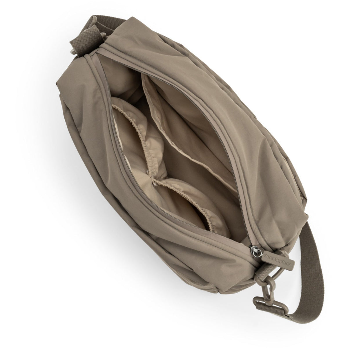 DonebyDeer Taupe Quiltet Stroller Taske