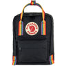Fjällräven Black-Rainbow Pattern Kånken Rainbow Mini