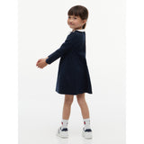 Tommy Hilfiger Dark Blue-Blue Lg Fit Og Flare Kjole