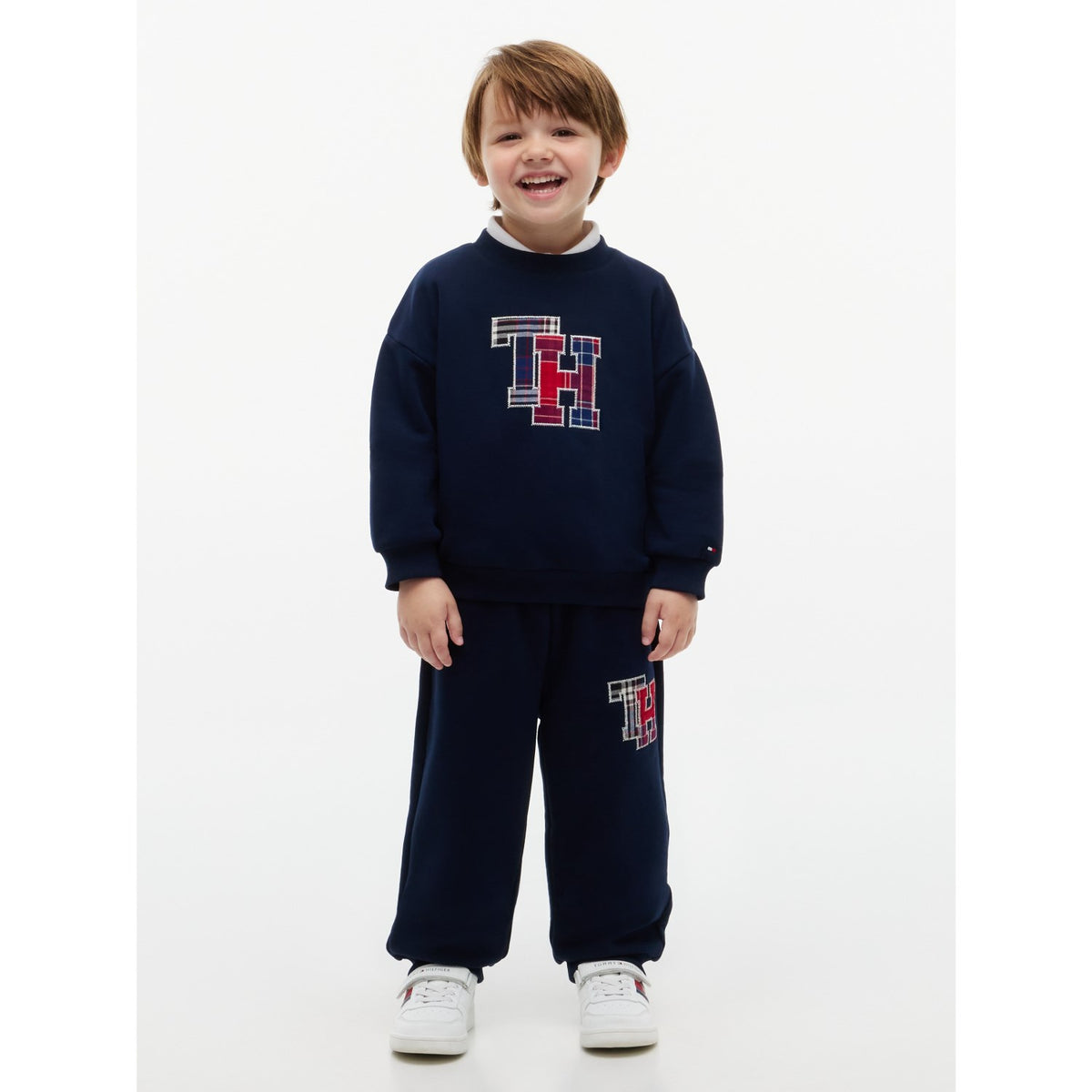 Tommy Hilfiger Dark Blue-Blue Lu Crewneck Og Sweatpant Sæt