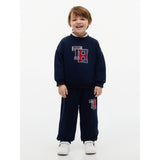 Tommy Hilfiger Dark Blue-Blue Lu Crewneck Og Sweatpant Sæt