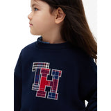Tommy Hilfiger Dark Blue-Blue Lu Crewneck Og Sweatpant Sæt