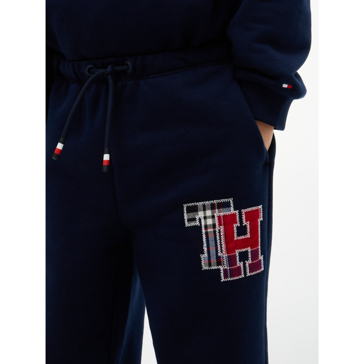 Tommy Hilfiger Dark Blue-Blue Lu Crewneck Og Sweatpant Sæt