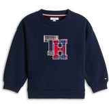 Tommy Hilfiger Dark Blue-Blue Lu Crewneck Og Sweatpant Sæt
