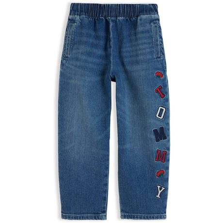 Tommy Hilfiger Vintagemediumstr-Blue Lg Barrel Pull On Pant