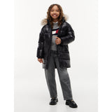 Tommy Hilfiger Black-Black Essential Long Down Jakke