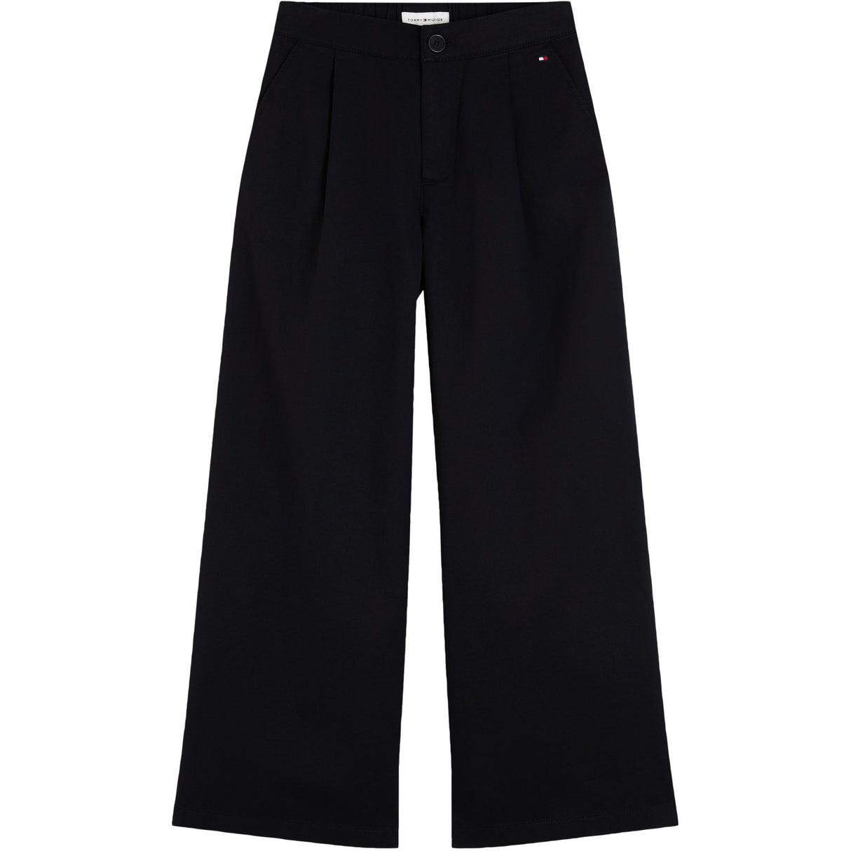 Tommy Hilfiger Black-Black Wide Leg Bukser
