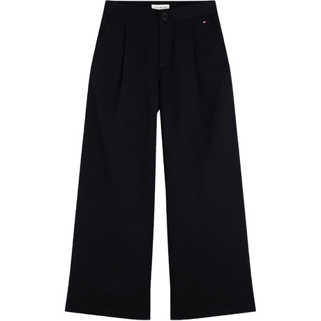Tommy Hilfiger Black-Black Wide Leg Bukser