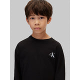 Calvin Klein Black / White-Black 2-Pak Monogram T-Shirt Ls